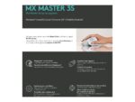 Logitech Mouse | MX MASTER 3S | Wireless | Bluetooth, 2.4GHz | Pale Gray - Image 13