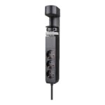 Neomounts | Galda kontaktligzda ar skavu un USB-C un USB-A portiem - ātrā uzlāde | DS22-840BL6 | Melns