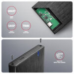 AXAGON USB-C 5Gbps - SATA 6G ārējais korpuss 2,5 SSD/HDD | EE25-XA6C - Image 3