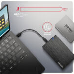 AXAGON USB-C 5Gbps - SATA 6G ārējais korpuss 2,5 SSD/HDD | EE25-XA6C - Image 5
