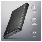 AXAGON USB-C 5Gbps - SATA 6G ārējais korpuss 2,5 SSD/HDD | EE25-XA6C - Image 6