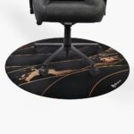 Arozzi Zona Round Floor Pad | Black/Gold - Image 3
