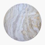 Arozzi Zona Round Floor Pad | White Marble - Image 2