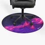 Arozzi Zona Round Floor Pad | Purple Galaxy - Image 3