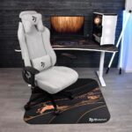Arozzi Zona Square Floor Pad | Black/Gold - Image 5