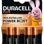 Duracell Plus Boost MN1500 BL4 | AA | 4 gab.