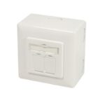Logilink | Cat.6A sienas kontaktligzda STP | NP0124 | Balts