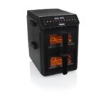 Princess Double Stack Airfryer | 182490 | Jauda 3000 W | Tilpums 11,2 L | Melns