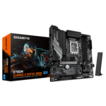 Материнская плата Gigabyte B760M GAMING X WIFI6E GEN5 | Семейство процессоров Intel | Разъем процессора LGA1700 | DDR5 | Поддерживаемые интерфейсы жестких дисков SATA, M.2 | Количество разъемов SATA: 4