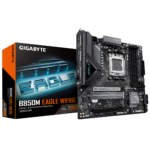 Gigabyte B850M EAGLE WF6E | Procesora saime AMD | Procesora ligzda AM5 | DDR5 | Atbalstītās cieto disku saskarnes SATA, M.2 | SATA savienotāju skaits 4