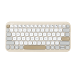 Asus Marshmallow KW100 | Keyboard | Wireless | US International | Oat Milk | Bluetooth
