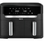 TEFAL | Gaisa fritieri | EY942HE0 Easy Fry Dual XXL | Jauda 2700 W | Tilpums 11 L | Melns