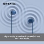 Sony Earbuds | IER‑EX15C | Wired | In-ear | Microphone | Blue - Image 5