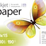ColorWay PrintPro fotopapīrs, 500 loksnes | 190 g/m² | 10x15 | Matēts