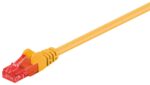 Goobay CAT 6, U/UTP | Plākšņu vads | Dzeltens