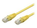 Goobay CAT 6, U/UTP | Plākšņu vads | Dzeltens - Image 2