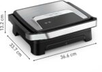 TEFAL Table Grill | GC271D10 | Grill | 2000 W | Silver - Image 8