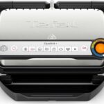 TEFAL elektriskais grils | GC718D10 OptiGrill | Elektriskais grils | 2000 W | Nerūsējošais tērauds/melns