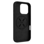 Fixed Back cover | Apple | iPhone 17 Pro | Liquid silicon | Black | MagFlow - Image 2