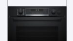 Bosch Oven | HRG578BB7 | 71 L | Electric | Pyrolysis | Knobs | Steam function | Height 59.5 cm | Width 59.4 cm | Black - Image 3