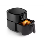 Philips | XXL savienotais gaisa fritieri | HD9285/93 5000. sērija | Jauda 2000 W | Tilpums 7,2 l | Melns - Image 2