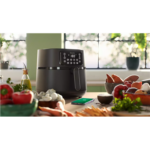 Philips | XXL savienotais gaisa fritieri | HD9285/93 5000. sērija | Jauda 2000 W | Tilpums 7,2 l | Melns - Image 4