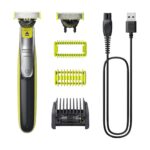Philips | Skuveklis | QP2834/23 OneBlade 360 | Bezvadu | Slapjām un sausām skūšanās reizēm | Laimzaļš/ogļu pelēks