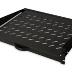 Digitus Extendible Shelf for fixed mounting on front 483 mm (19) profile rails | DN-19-TRAY-2-450-SW