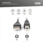 Digitus USB 2.0 Connection Cable | AK-300105-030-S - Image 3