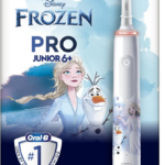 Oral-B | Электрическая зубная щетка | Серия Frozen Pro 3 | Перезаряжаемая | Для детей | Количество насадок в комплекте: 1 | Количество режимов чистки зубов: 3 | Белый