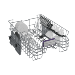 BEKO Dishwasher | BDIS38040Q | Built-in | Width 45 cm | Number of place settings 10 | Number of programs 8 | Energy efficiency class C | Display | White - Image 4