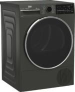 BEKO Dryer Machine | B5T89243M | Energy efficiency class C | Front loading | 9 kg | Heat pump | Digital | Depth 67 cm | Steam function | Black - Image 2