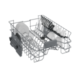 BEKO Dishwasher | DIS46120 | Built-in | Width 45 cm | Number of place settings 11 | Number of programs 6 | Energy efficiency class E | Display | White - Image 2