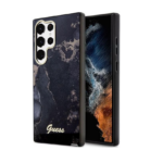 GUESS | GUHCS23LHTMRSK | Back cover | Samsung | Galaxy S23 Ultra | PC, Plastic, TPU | Black
