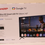 IZPĀRDOŠANA. Sharp 43HL4265E | 43 | Viedtelevizors | Google TV | UHD | Melns | BOJĀTS IEPAKOJUMS