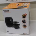 IZPĀRDOŠANA. Tristar FR-6956 digitālā kraukšķīgā fritētave, 5 porcijas vienā cepšanas reizē, 4,5 l, eļļa nav nepieciešama, 1500 W, melna | Tristar digitālā kraukšķīgā fritētave | FR-6956 | Jauda 1500 W | Tilpums 4,5 l | Melna | BOJĀTS IEPAKOJUMS, SASKRĀPĒTS SĀNS