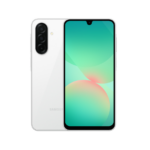 Samsung Galaxy | A26 (A266) | White | 6.7  | Super AMOLED | 1080 x 2340 pixels | Exynos | Internal RAM 6 GB | 128 GB | Dual SIM | 5G | Main camera resolution 50+8+2 MP | Secondary camera resolution 13 MP | Android | 15 | 5000 mAh