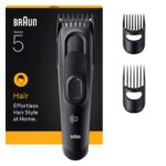 Braun matu griezējs | HC5530 5. sērija | Bezvadu | Garuma soļu skaits: 17 | Melns