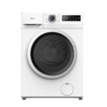 Midea veļas mašīna | MF110W80BA10/W-HR | Energoefektivitātes klase A | Ielāde no priekšpuses | Mazgāšanas ietilpība 8 kg | 1400 apgr./min | Dziļums 48 cm | Platums 60 cm | Displejs | LED | Tvaika funkcija | Balta