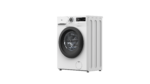Midea Washing Machine | MF110W70B/W-HR | Energy efficiency class A | Front loading | Washing capacity 7 kg | 1200 RPM | Depth 40 cm | Width 60 cm | Display | LED | Steam function | White - Image 2