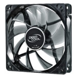 120 mm korpusa ventilācijas ventilators, Wind Blade 120, caurspīdīgs, hidrogultnis, 4 LED | Deepcool