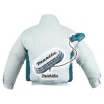 Makita | Bezvadu ventilējama jaka, balta, L izmērs - Image 2