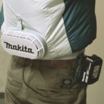 Makita | Bezvadu ventilējama jaka, balta, L izmērs - Image 3