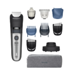 Philips | Bārdas trimmeris | BT7670/15 7000. sērija | Bezvadu | Slapjš un sauss | Garuma soļu skaits: 40 | Sudraba/melns