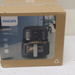 IZPĀRDOŠANA. Philips | Airfryer | NA231/00 | Jauda 1700 W | Tilpums 6,2 L | Melns/sudrabains | BOJĀTS IEPAKOJUMS