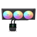 Gamemax CPU Liquid Cooler | GLACIER 360 LCD BK | Black - Image 4