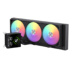 Gamemax CPU Liquid Cooler | GLACIER 360 LCD BK | Black - Image 5