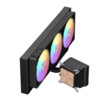 Gamemax CPU Liquid Cooler | GLACIER 360 LCD BK | Black - Image 6