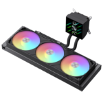 Gamemax CPU Liquid Cooler | GLACIER 360 LCD BK | Black - Image 7
