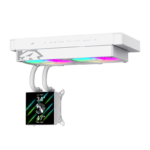 Gamemax CPU Liquid Cooler | GLACIER 240 LCD WH | White - Image 10